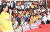 Husainabba death case :  BJP protests against  arrest of party activists